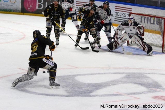 Photo hockey match Rouen - Angers  le 22/03/2023