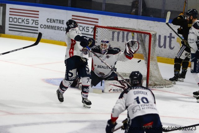 Photo hockey match Rouen - Angers  le 22/03/2023