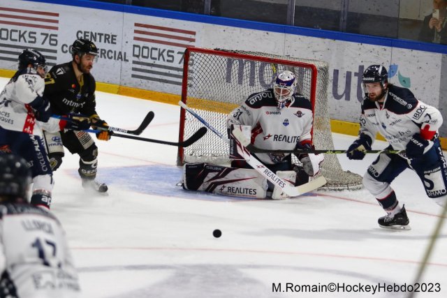 Photo hockey match Rouen - Angers  le 22/03/2023