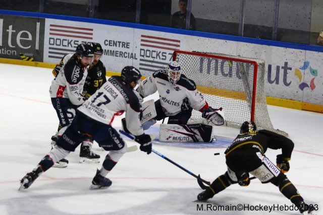 Photo hockey match Rouen - Angers  le 22/03/2023