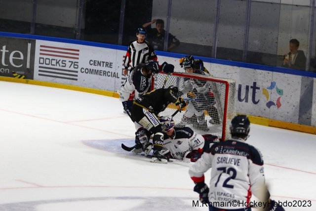 Photo hockey match Rouen - Angers  le 22/03/2023