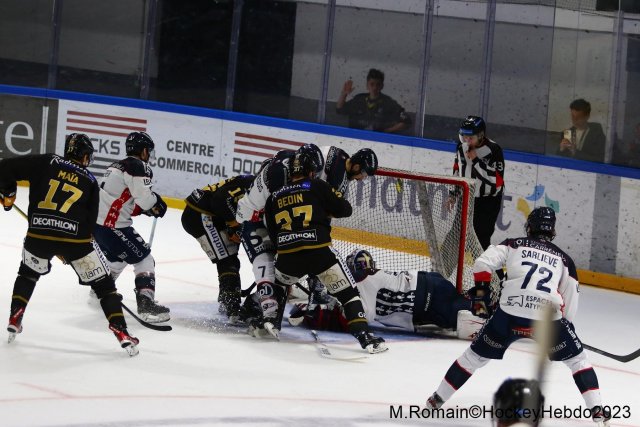 Photo hockey match Rouen - Angers  le 22/03/2023