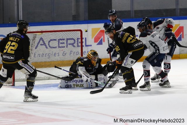 Photo hockey match Rouen - Angers  le 22/03/2023