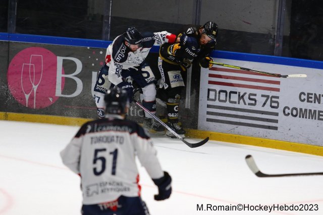 Photo hockey match Rouen - Angers  le 22/03/2023