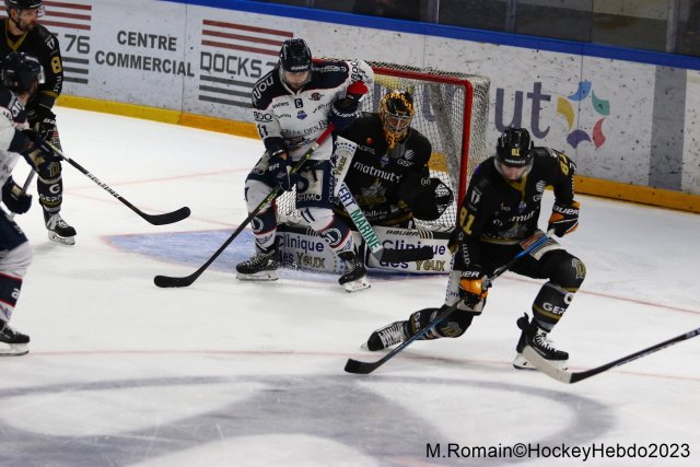 Photo hockey match Rouen - Angers  le 22/03/2023