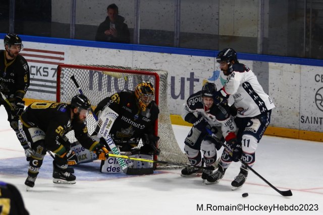 Photo hockey match Rouen - Angers  le 22/03/2023