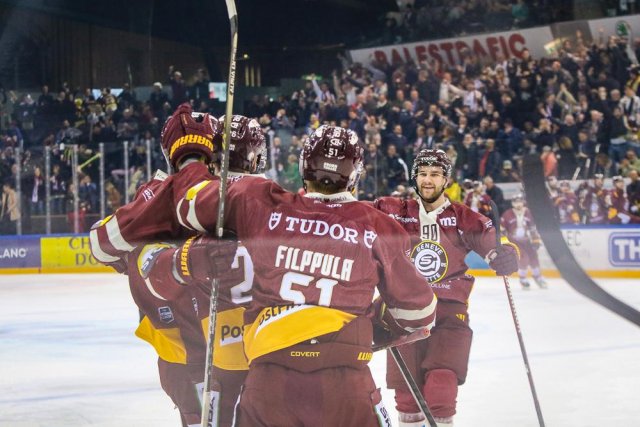 Photo hockey match Genève - Lugano le 24/03/2023