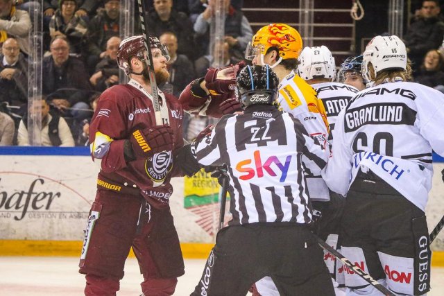 Photo hockey match Genève - Lugano le 24/03/2023