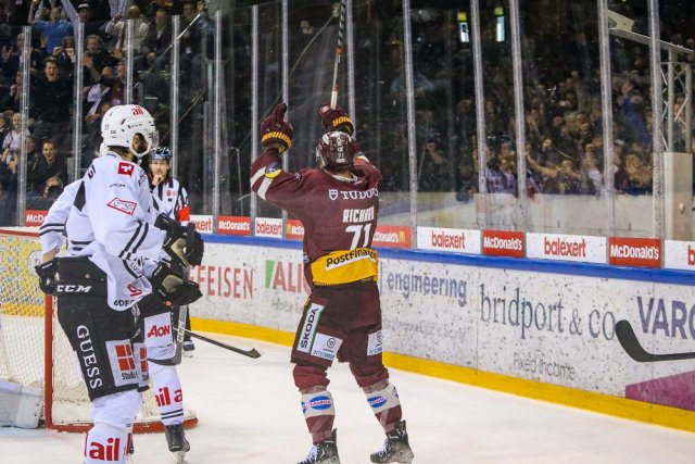 Photo hockey match Genève - Lugano le 24/03/2023