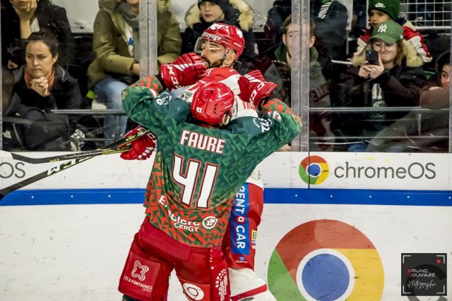 Photo hockey match Cergy-Pontoise - Grenoble  le 25/03/2023