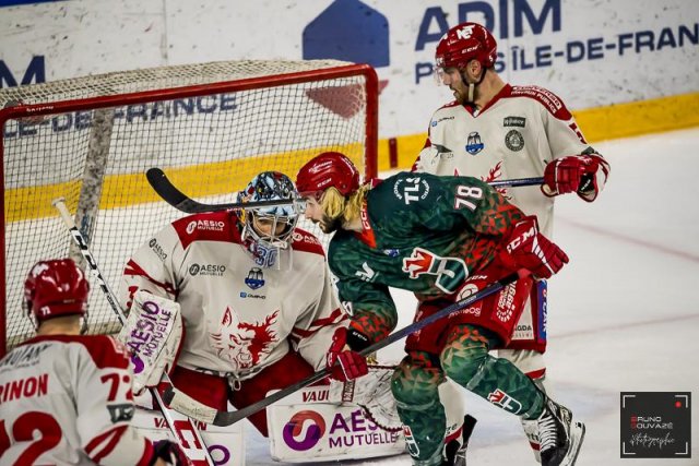 Photo hockey match Cergy-Pontoise - Grenoble  le 26/03/2023