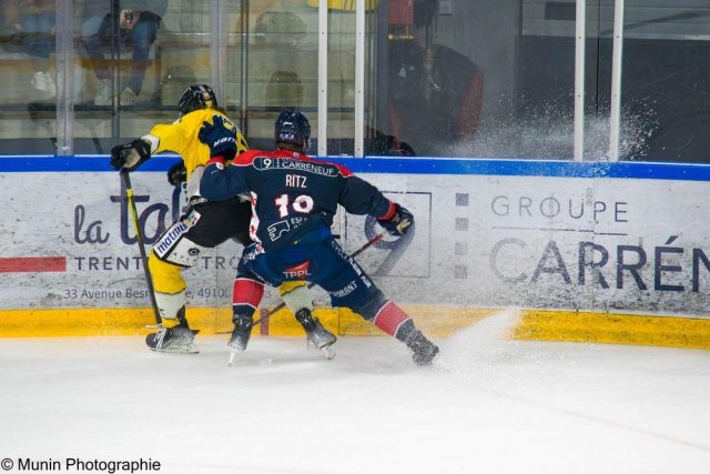 Photo hockey match Angers  - Rouen le 25/03/2023
