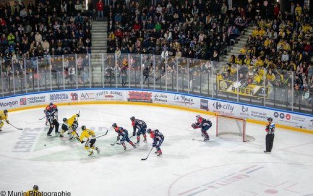 Photo hockey match Angers  - Rouen le 25/03/2023