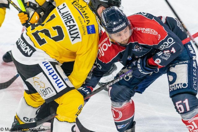 Photo hockey match Angers  - Rouen le 25/03/2023