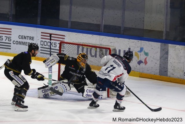 Photo hockey match Rouen - Angers  le 29/03/2023