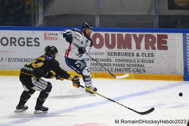 Photo hockey match Rouen - Angers  le 29/03/2023