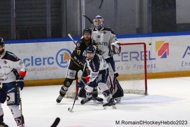 Photo hockey match Rouen - Angers  le 29/03/2023