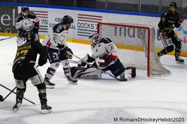 Photo hockey match Rouen - Angers  le 29/03/2023