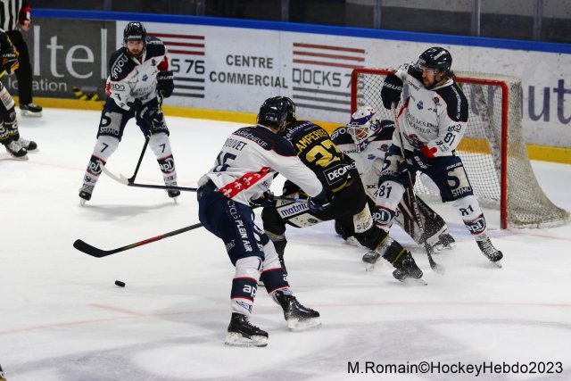 Photo hockey match Rouen - Angers  le 29/03/2023