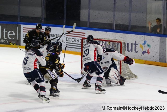 Photo hockey match Rouen - Angers  le 29/03/2023