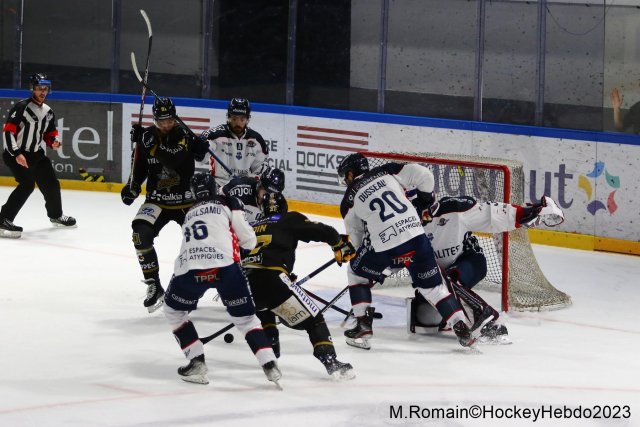 Photo hockey match Rouen - Angers  le 29/03/2023