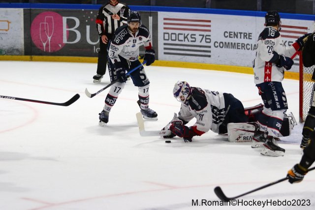 Photo hockey match Rouen - Angers  le 29/03/2023