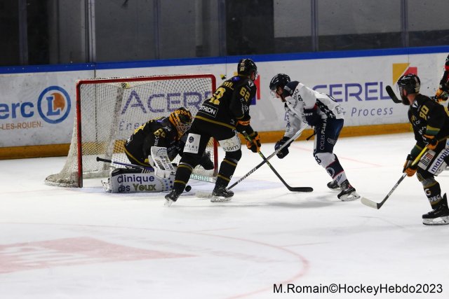 Photo hockey match Rouen - Angers  le 29/03/2023