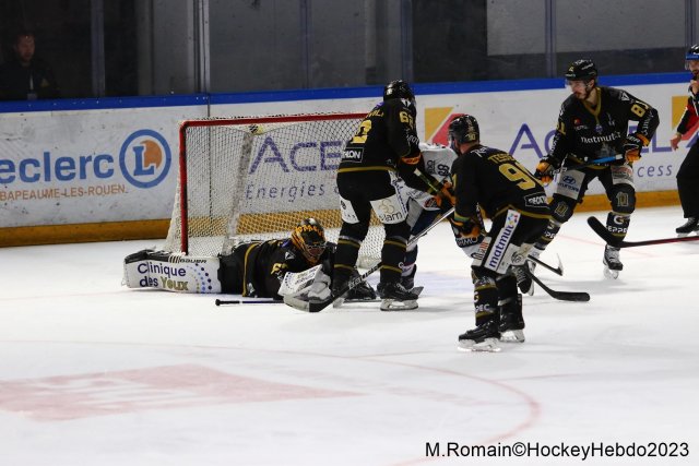 Photo hockey match Rouen - Angers  le 29/03/2023