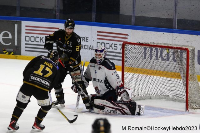 Photo hockey match Rouen - Angers  le 29/03/2023