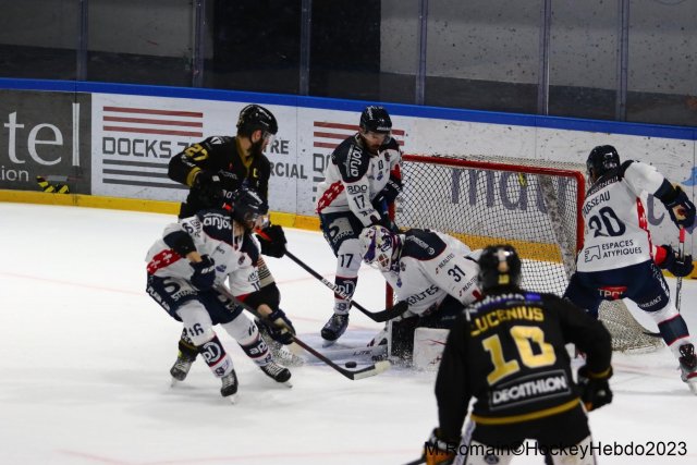 Photo hockey match Rouen - Angers  le 29/03/2023