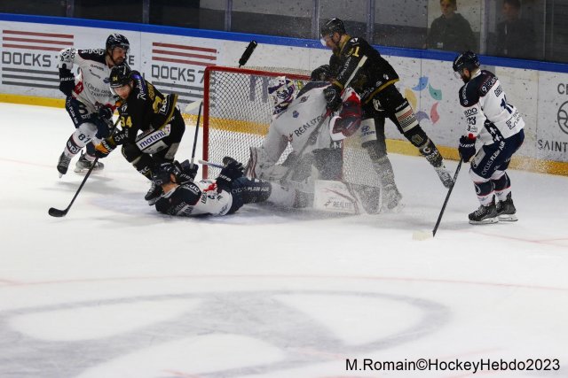 Photo hockey match Rouen - Angers  le 29/03/2023
