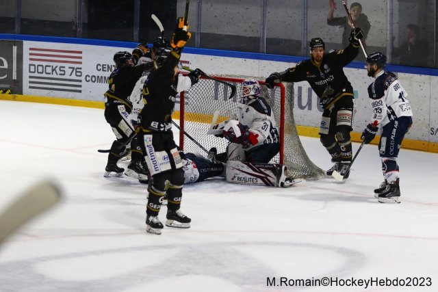 Photo hockey match Rouen - Angers  le 29/03/2023