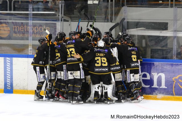 Photo hockey match Rouen - Angers  le 29/03/2023