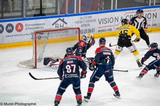 Photo hockey match Angers  - Rouen le 31/03/2023