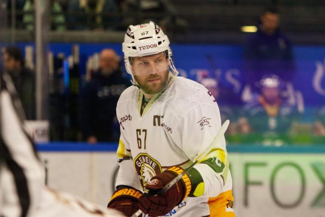 Photo hockey match Zug - Genève le 02/04/2023