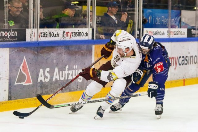 Photo hockey match Zug - Genève le 02/04/2023