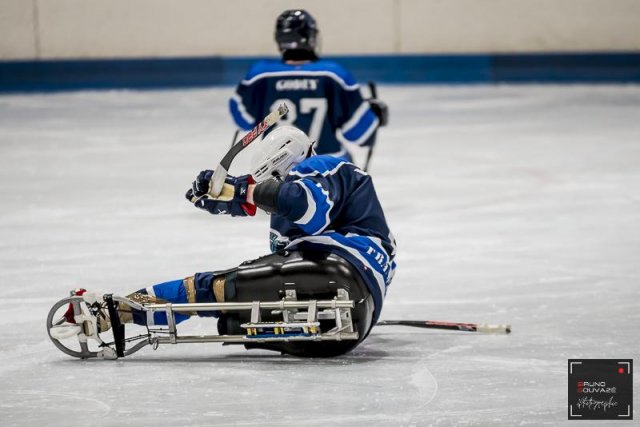 Photo hockey reportage Para Hockey