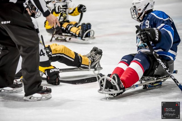Photo hockey reportage Para Hockey