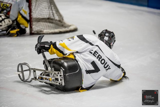 Photo hockey reportage Para Hockey
