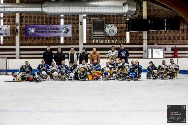 Photo hockey reportage Para Hockey