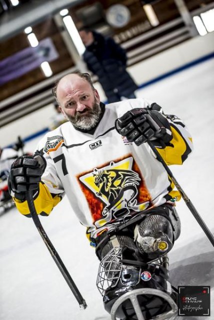 Photo hockey reportage Para Hockey