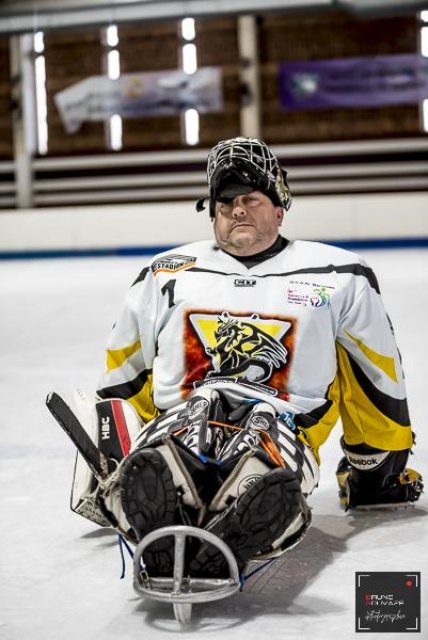 Photo hockey reportage Para Hockey