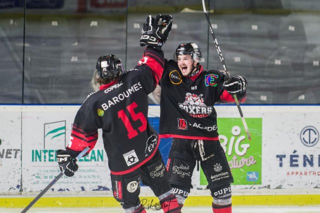 Photo hockey reportage D3 Playoffs : Reportage photo Bordeaux-Hogly