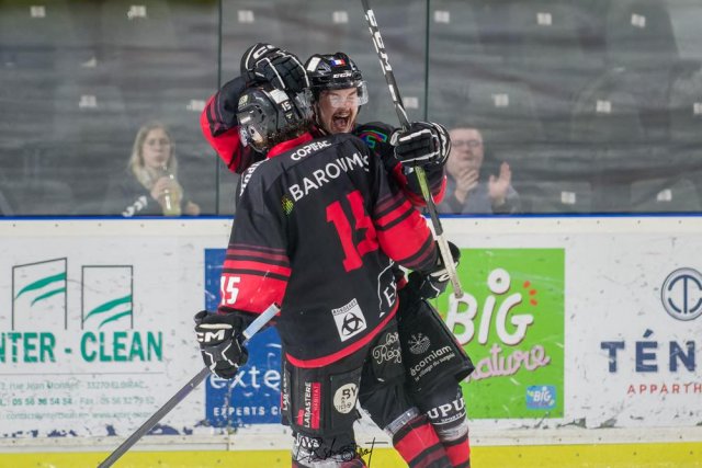 Photo hockey reportage D3 Playoffs : Reportage photo Bordeaux-Hogly
