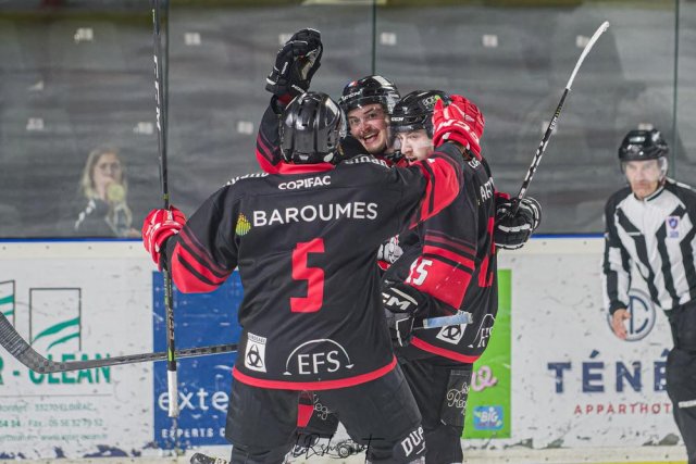 Photo hockey reportage D3 Playoffs : Reportage photo Bordeaux-Hogly