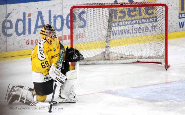Photo hockey match Grenoble  - Rouen le 05/04/2023