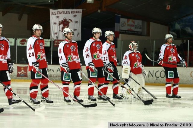 Photo hockey match Briançon  - Amiens  le 26/09/2009