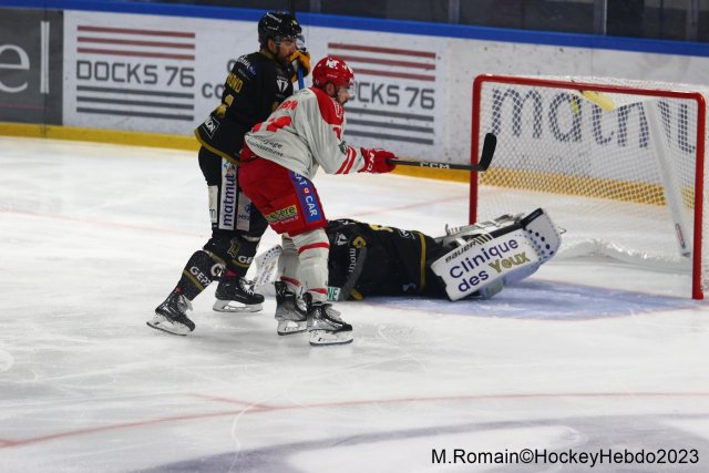 Photo hockey match Rouen - Grenoble  le 09/04/2023