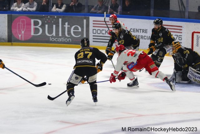 Photo hockey match Rouen - Grenoble  le 09/04/2023