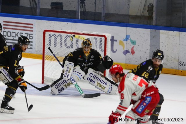 Photo hockey match Rouen - Grenoble  le 09/04/2023
